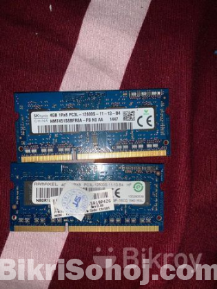 Laptop Ram (2×4gb Ddr3l)